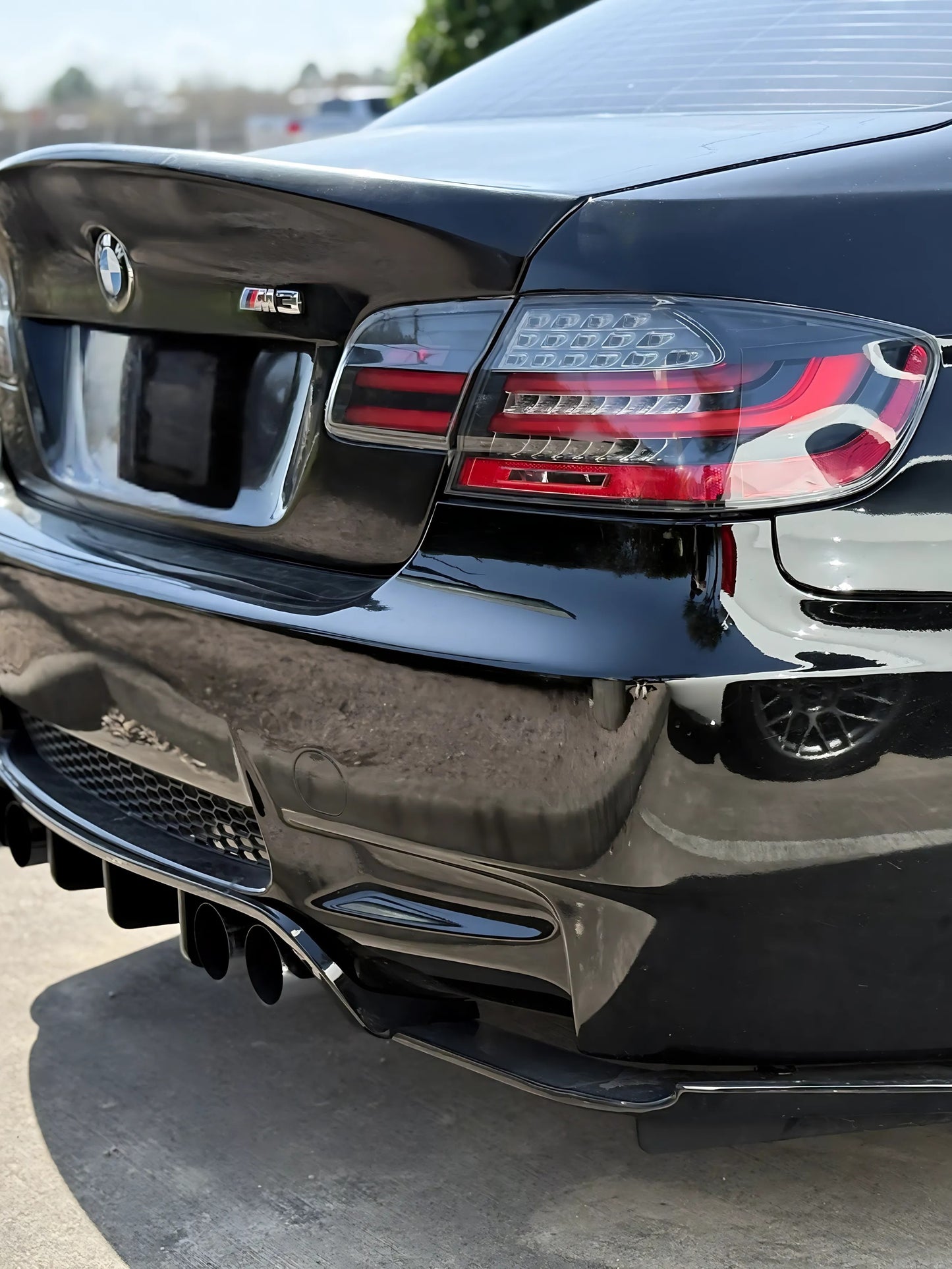 Black Line LCI Style Tail Lights - BMW E92 3 Series | E92 M3