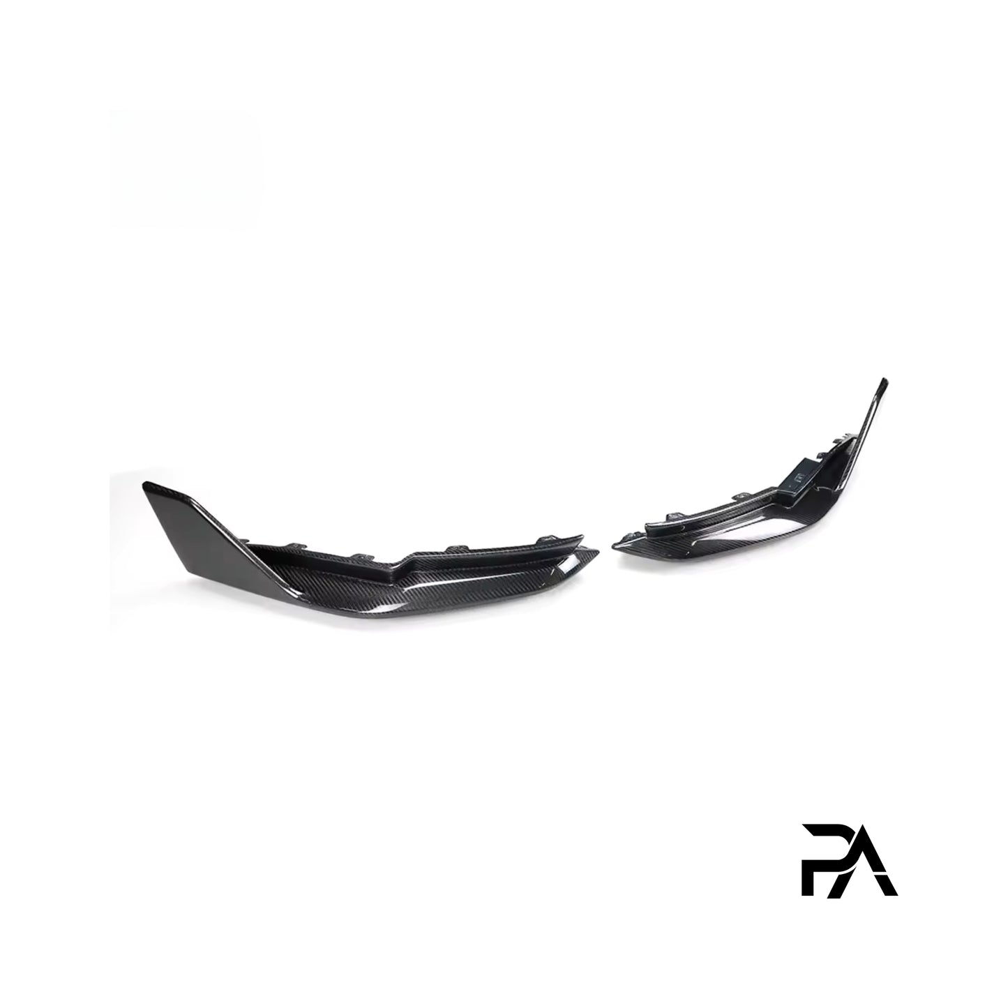MP Style Carbon Fiber Rear Bumper Splitters - BMW G8X M3 & M4