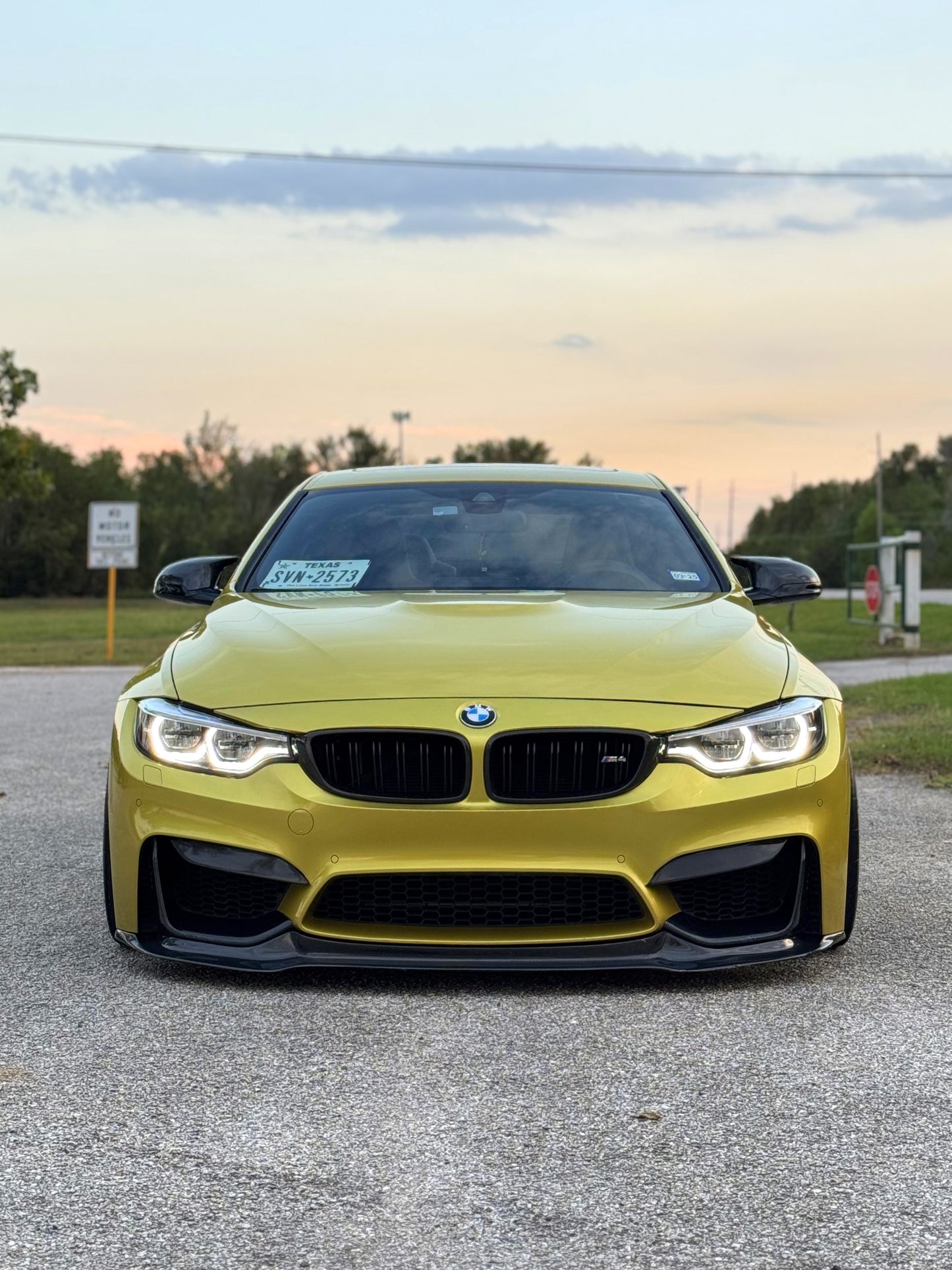 V-Style Carbon Fiber Front Lip - BMW F80 M3 | F82 M4 | F83 M4